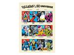 Dc Comis Art Print 90th Anniversary Villains Edizione Limitata 42 X 30 Cm Fanattik