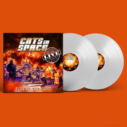 Fire In The Night. Live (White Vinyl) - Vinile LP di Cats in Space