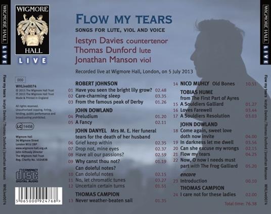 Flow My Tears - CD Audio di Iestyn Davies - 2