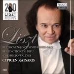 Sinfonie n.4, n.5 di Beethoven - Benedizione di Dio - 4 Mephisto Walzer - CD Audio di Franz Liszt,Cyprien Katsaris