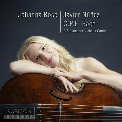 3 sonate per viola da gamba - CD Audio di Carl Philipp Emanuel Bach,Johanna Rose,Javier Nunez