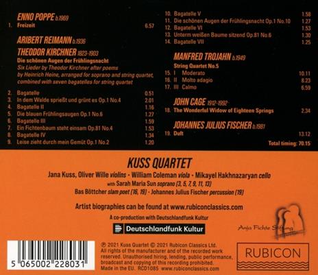 Kuss Quartet / Sarah Mari - Berlin Freizeit - CD Audio - 2
