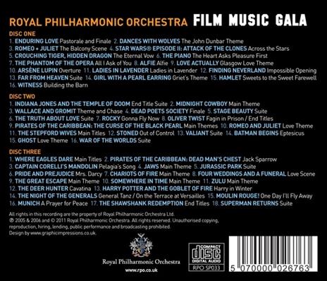 Film Music Gala - CD Audio di Royal Philharmonic Orchestra - 2