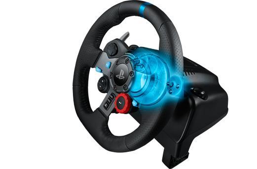 Volante e pedaliera simulatore guida G SERIES G29 Driving Force Black e Blue 941 000112 - 5