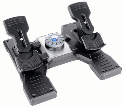 Logitech G Flight Rudder Pedals Nero, Argento USB 2.0 Simulazione di Volo Analogico/Digitale PC