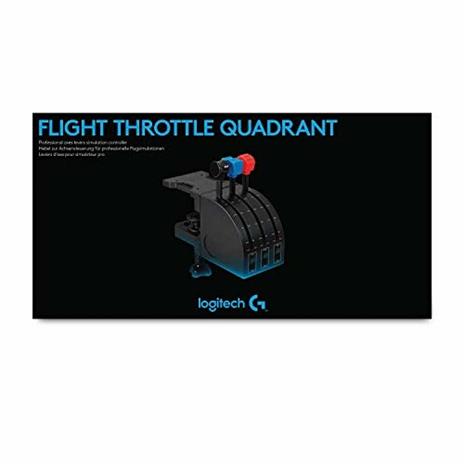 Logitech G Flight Throttle Quadrant Nero, Blu, Rosso USB 2.0 Simulazione di Volo Analogico/Digitale PC - 3