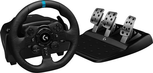 Logitech G G923 Sterzo + Pedali PC, PlayStation 4 USB Nero