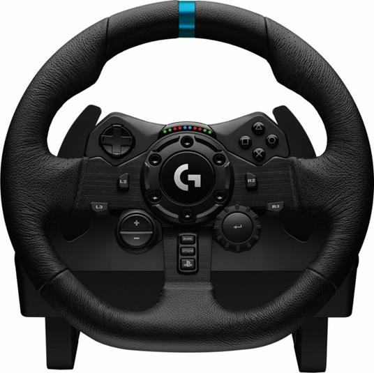 Logitech G G923 Sterzo + Pedali PC, PlayStation 4 USB Nero - 7