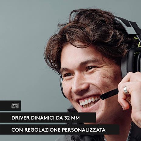 ASTRO A10 Cuffie Gaming Cablate Gen 2 - Cuffie da Gioco Over-Ear con Microfono Flip-to-Mute, Driver 32 mm, Compatibile con Xbox, PC - Nero - 2