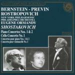Concerti per pianoforte n.1, n.2 - Concerto per violoncello n.1 - CD Audio di Leonard Bernstein,Dmitri Shostakovich,André Previn,Mstislav Rostropovich
