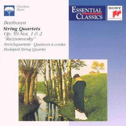Beethoven: Quartetti Per Archi Op.59 N. 1 & 2 / Budapest String Quartet - CD - CD Audio