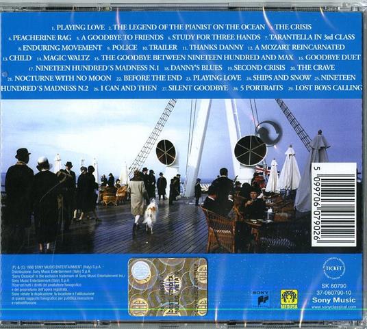 La Leggenda Del Pianista Sull'oceano (Colonna sonora) - CD Audio di Ennio Morricone - 2