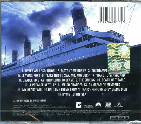 Titanic (Colonna sonora) - CD Audio di James Horner - 2