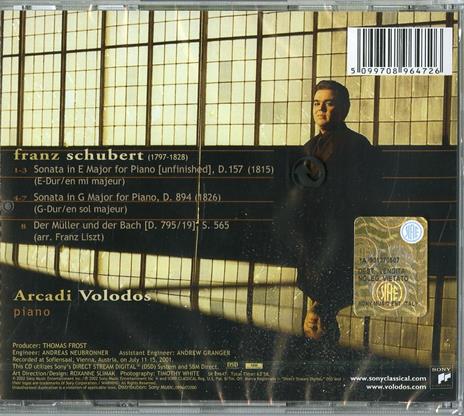 Musica per pianoforte solo - CD Audio di Franz Liszt,Franz Schubert,Arcadi Volodos - 2