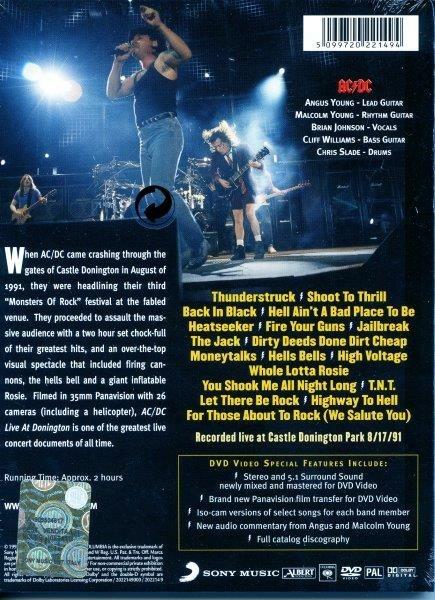 AC/DC. Live at Donington (DVD) - DVD di AC/DC - 2