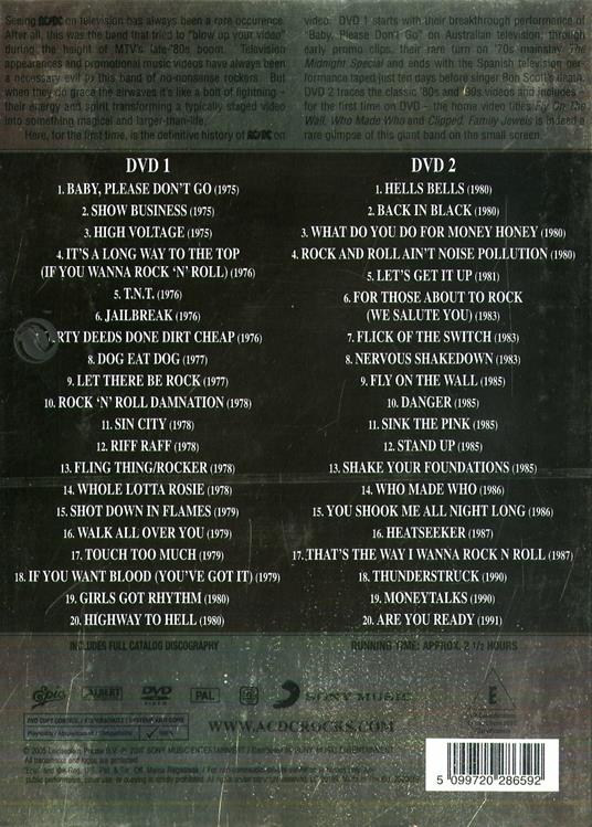 AC/DC. Family Jewels (2 DVD) - DVD di AC/DC - 2