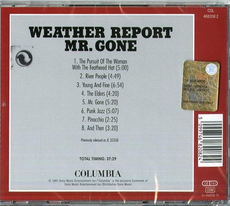 Mr. Gone - CD Audio di Weather Report - 2