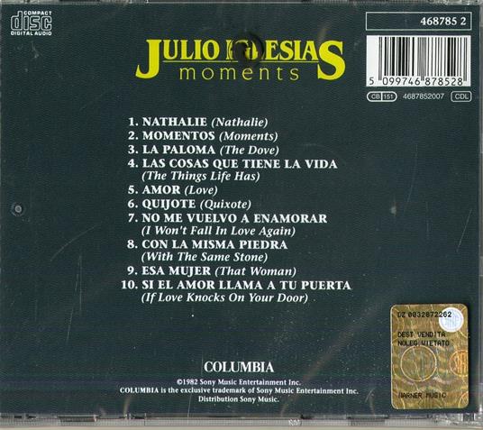 Moments - CD Audio di Julio Iglesias - 2
