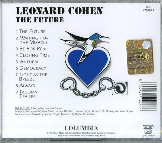 The Future - CD Audio di Leonard Cohen - 2