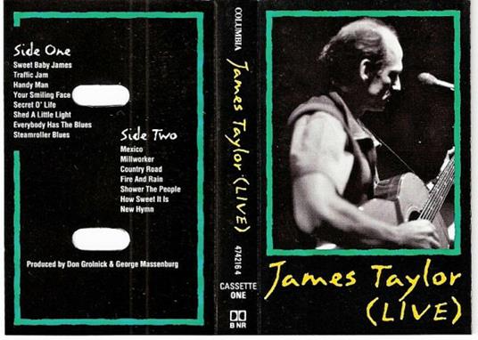 James Taylor Live (Musicassetta) - Musicassetta di James Taylor