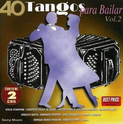 40 Tangos Para Bailar Vol. 2 - CD Audio