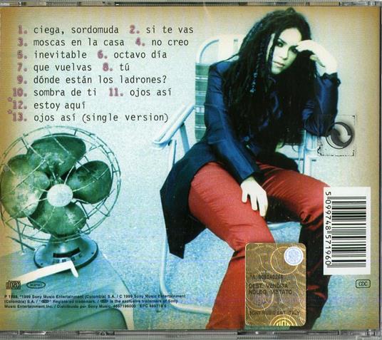 Donde estan los ladrones (2 Bonus Tracks) - CD Audio di Shakira - 2