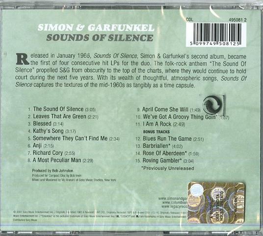 Sounds of Silence - CD Audio di Simon & Garfunkel - 2
