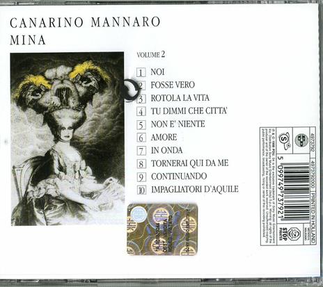 Canarino mannaro vol.2 - CD Audio di Mina - 2