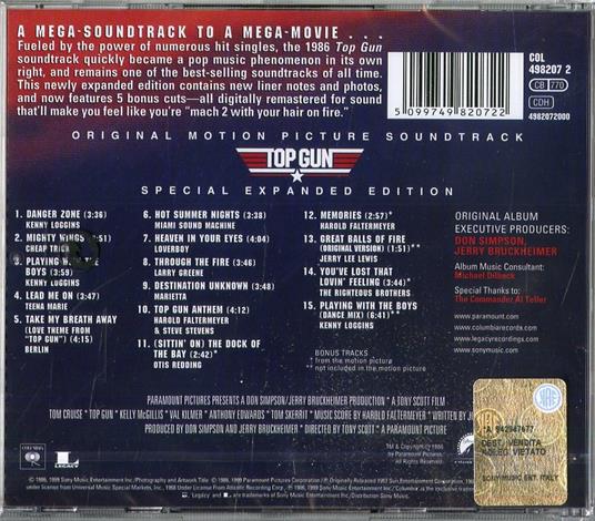 Top Gun (Colonna sonora) (Expanded Edition) - CD Audio - 2