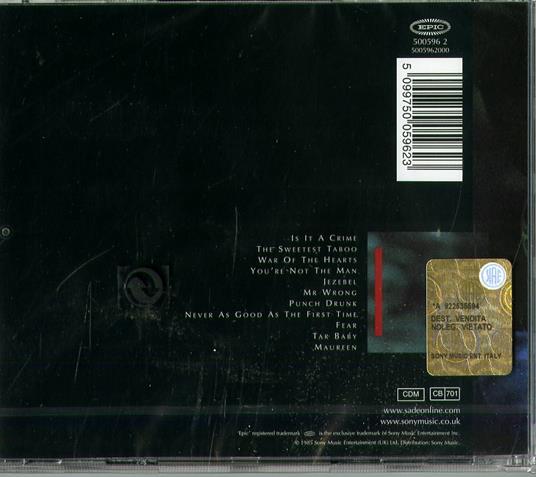 Promise - CD Audio di Sade - 3