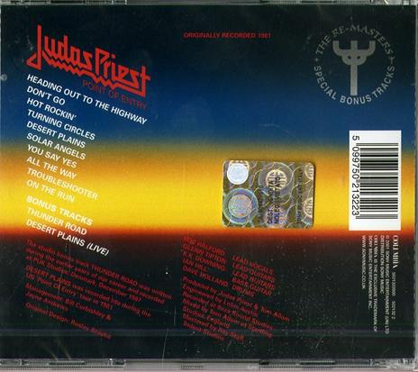 Point of Entry - CD Audio di Judas Priest - 2