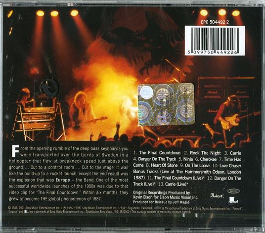 The Final Countdown (3 Bonus Tracks) - CD Audio di Europe - 2