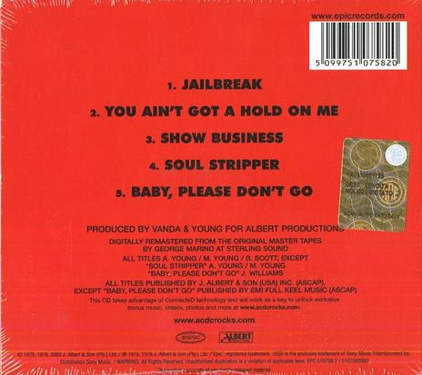 74 Jailbreak - CD Audio di AC/DC - 2