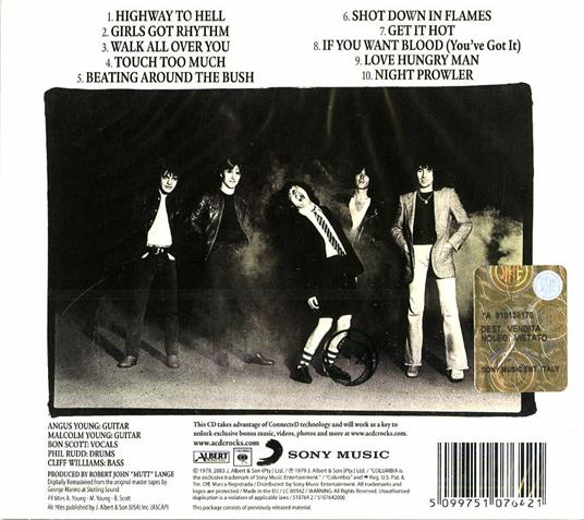 Highway to Hell (Remastered) - CD Audio di AC/DC - 2