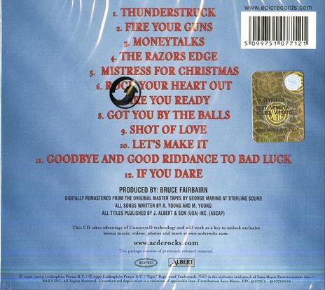 The Razor's Edge (Remastered) - CD Audio di AC/DC - 2