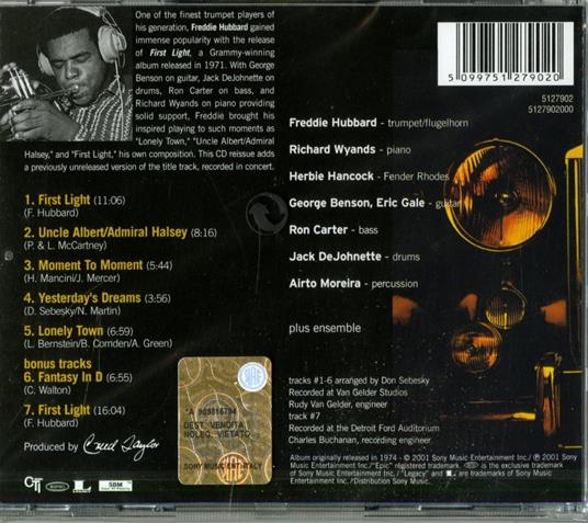 First Light - CD Audio di Freddie Hubbard - 2