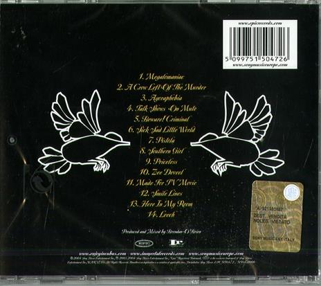 Crow Left of the Murder - CD Audio di Incubus - 2