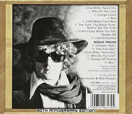 Ian Hunter (30th Anniversary Edition) - CD Audio di Ian Hunter - 2