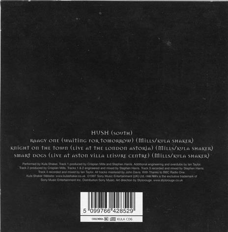 Hush - CD Audio Singolo di Kula Shaker - 2