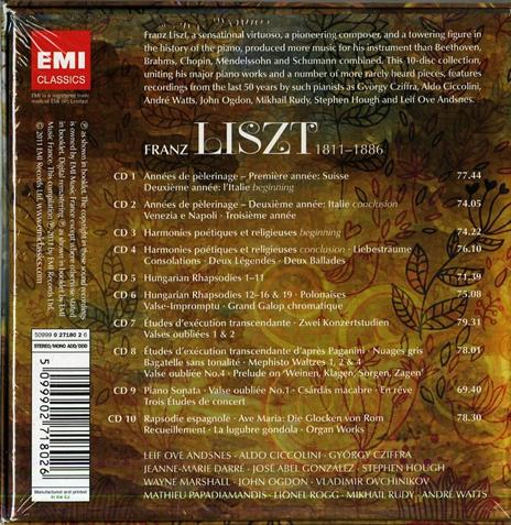 The Piano Collection - CD Audio di Franz Liszt - 2