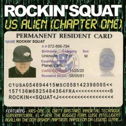 Rockin Squat - Us Alien Chapter One - CD Audio