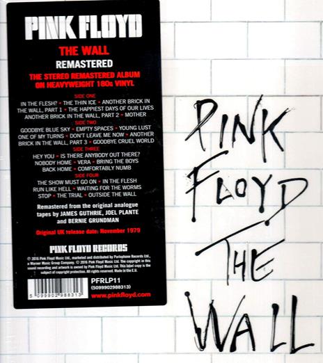 The Wall - Vinile LP di Pink Floyd