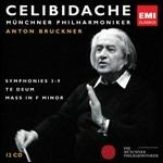 Sinfonie n.3, n.4, n.5, n.6, n.7, n.8 - Te Deum - CD Audio di Anton Bruckner,Sergiu Celibidache,Münchner Philharmoniker