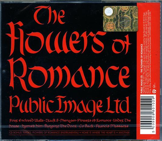 Flowers of Romance (Remastered) - CD Audio di Public Image Ltd - 2