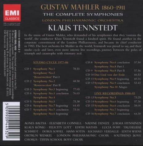 The Complete Mahler Recordings - CD Audio di Gustav Mahler,Klaus Tennstedt - 2