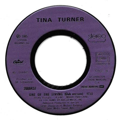 One of the Living (Vinyl Lp 45 Giri) - Vinile 7'' di Tina Turner - 4