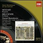 Requiem / Te Deum - CD Audio di Anton Bruckner,Wolfgang Amadeus Mozart,English Chamber Orchestra,New Philharmonia Orchestra,Daniel Barenboim
