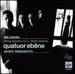 Quartetto per archi n.1 - Quintetto con pianoforte - CD Audio di Johannes Brahms,Quatuor Ebène,Akiko Yamamoto