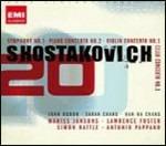 Sinfonia n.1 - Concerto per pianoforte n.2 - Concerto per violoncello n.1 - Jazz Suite 1 - Quartetto n.8 - Concerto per violino - CD Audio di Dmitri Shostakovich,Sarah Chang,Mariss Jansons,Simon Rattle,Antonio Pappano,Lawrence Foster,Berliner Philharmoniker,London Symphony Orchestra,Han-Na Chang,John Ogdon