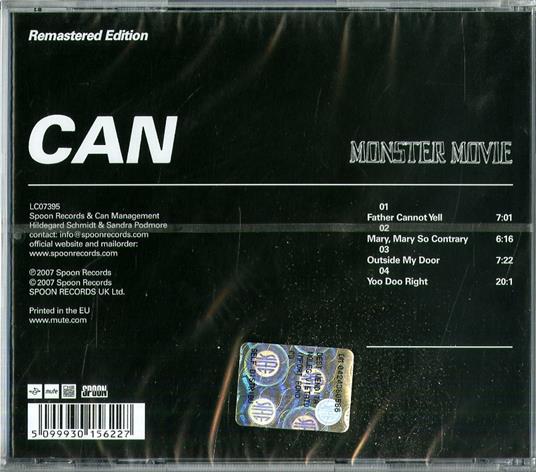 Monster Movie (Remastered Edition) - CD Audio di Can - 2